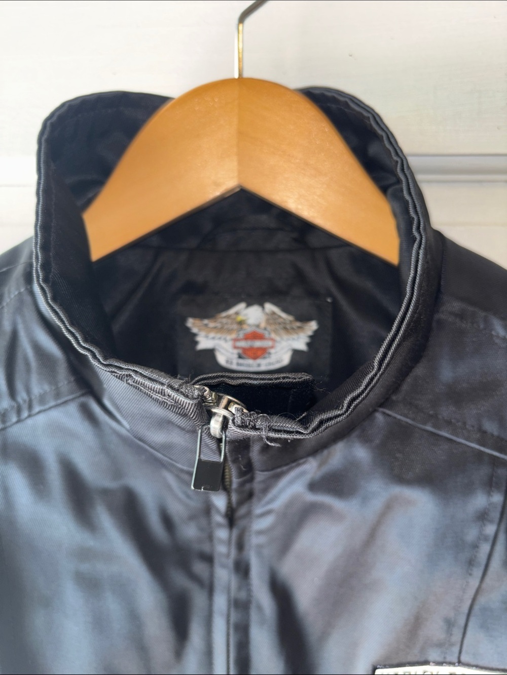 Harley-Davidson Black Nylon Jacket - Picture 13 of 16